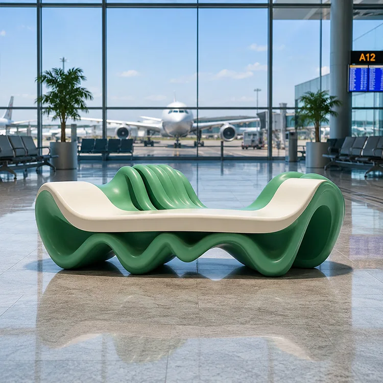 Art Wave Fiberglass Lounge Πάγκος