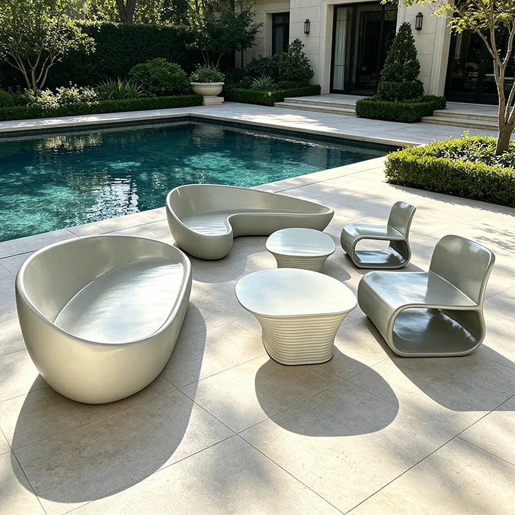 Flowing Curve FRP Lounge Καθίσματα