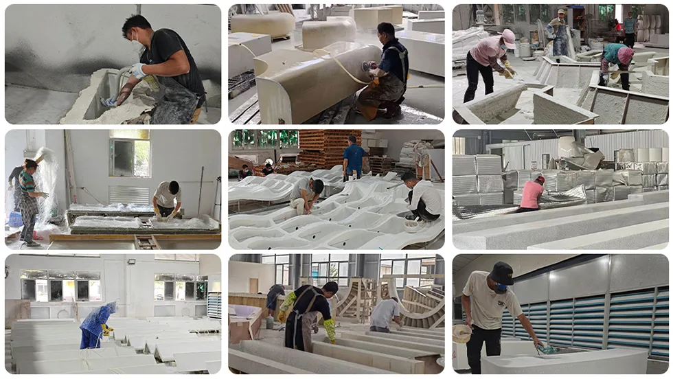 Modern Dining Table FRP Legs And Stainless Steel Base