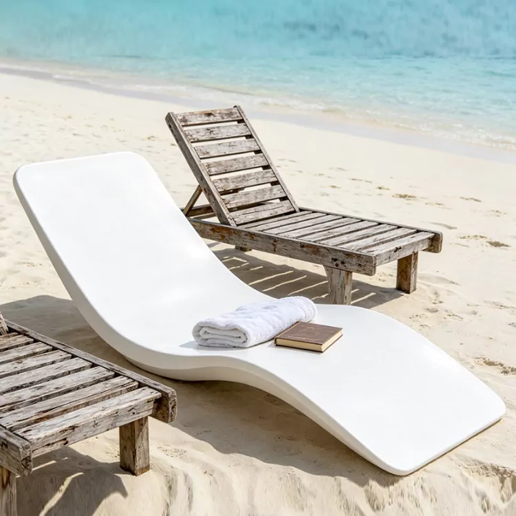 S Shaped All Weather FRP Daybed